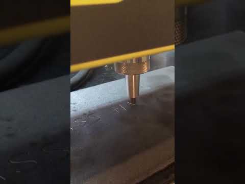 Slide 8 - Dot Peen deep marking XF530  inc XCom (video)