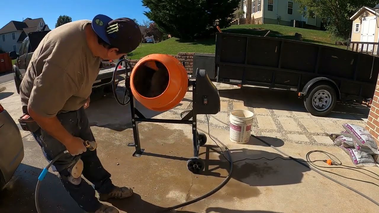 3.5 cu. ft. 2/3 HP 120 - Volt Concrete Mixer ( MEZCLADORA DE CONCRETO)