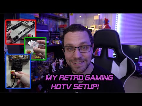 My Retro Gaming HDTV setup! (NES, SNES, N64, Gamecube, Dreamcast, PS1, PS2, PS3, OSSC, Carby, Akura)
