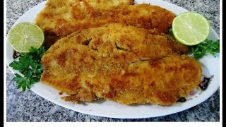 Filetes de Merluza Empanizados, receta super deliciosa y facilita
