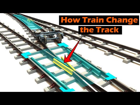 How does train change the track? | railway switch and crossing