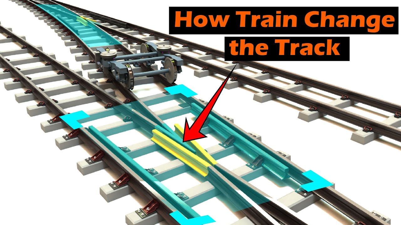 How does train change the track? | railway switch and crossing
