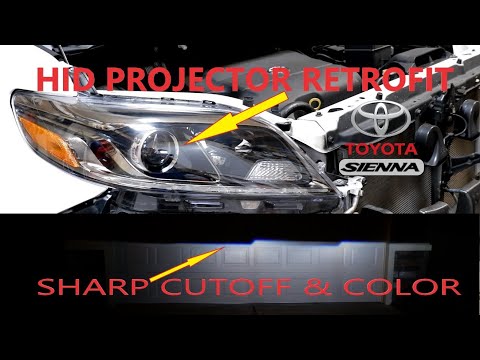 Toyota Sienna SE HID Upgrade | Morimoto 4TL-R Projector Retrofit | 4TLR HID Projector Swap