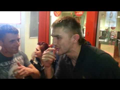 UFC Fighter Danny Mitchell in street MC battle