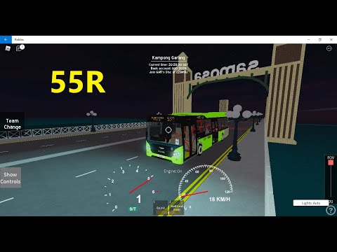[Roblox Kampong Garang] G-AS Scania Citywide LF 10.9m on Express 55R