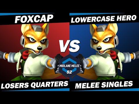 FoxCap vs Lowercase hero - Losers Quarter Finals | Midlane Melee 52