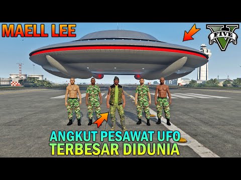 PREMAN TERKUAT NAIK PESAWAT UFO - GTA 5 YOUTUBER KOCAK PARODY