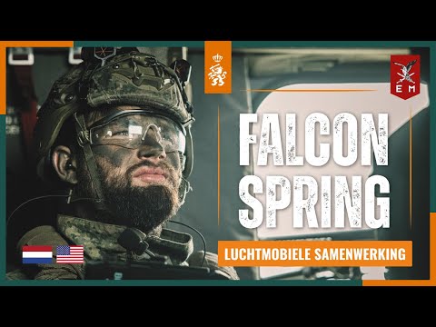 🇳🇱🇺🇸 Luchtmobiel in actie tijdens Falcon Spring | 11 Luchtmobiele Brigade