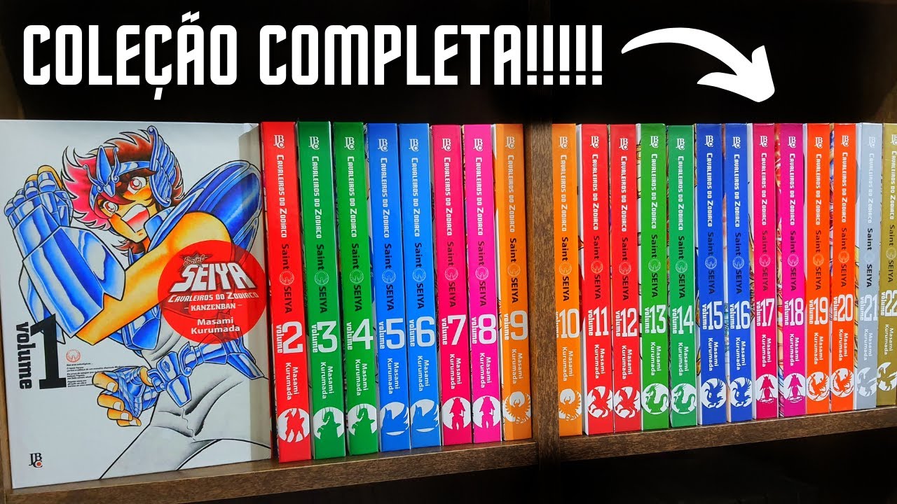 Coleção Mangás Cavaleiros do Zodíaco Kanzenban Volumes 1 ao 22!