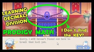 Decimals Division  Prodigy Math Game  🔐🔑Wher