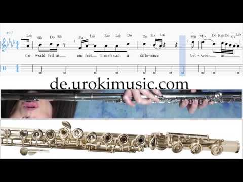 Flöte Lernen Adele Hello Teil#2 Flötenunterricht Noten Schule Lied Lehrer Klasse Unterricht Melodie