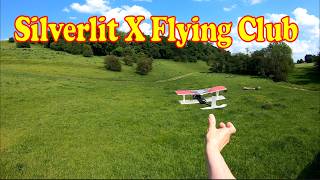 Silverlit X Flying Club twin engine biplane 20260526