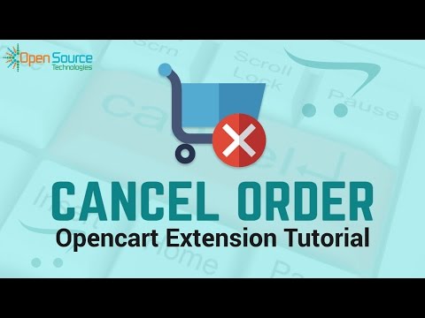 Cancel Order : An OpenCart Extension Tutorial