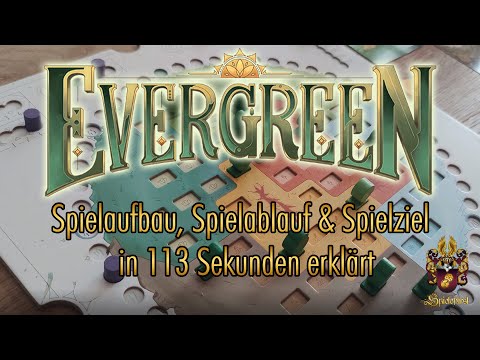 Evergreen in 113 Sekunden | Spielaufbau, Spielablauf und Spielziel kurz erklärt