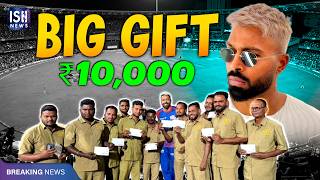 Hardik Pandya Gives Rs. 10,000 Each to Ground Support Staff in Wankhede