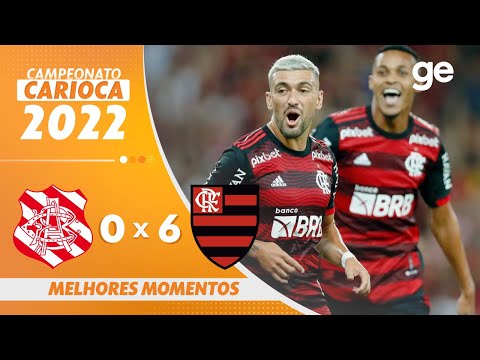 BANGU 0 X 6 FLAMENGO | MELHORES MOMENTOS | 11ª RODADA CARIOCA 2022 | ge.globo