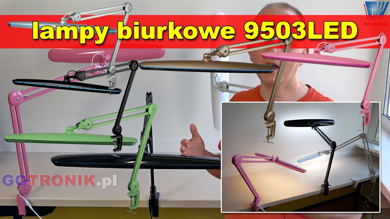 Watch 9503LED lampy stolowe biurkowe kreślarskie odcinek1 now 9503LED lampy stolowe biurkowe kreślarskie odcinek1