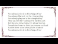 Kathleen Edwards - The Cheapest Key Lyrics