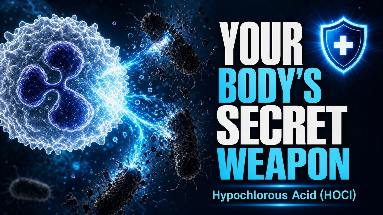 Hypochlorous Acid (HOCl): Your Immune System's Secret Weapon for Skin Protection Video