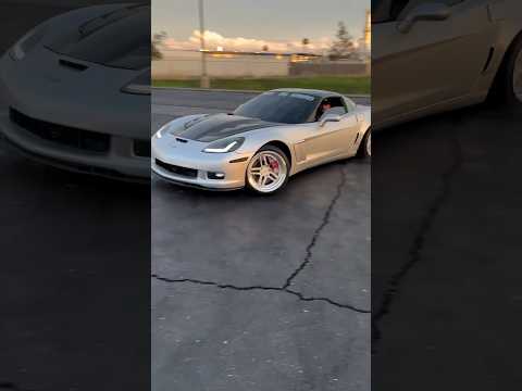 cleanest procharged c6 you ever seen? #corvette #drift #rollback #burnout
