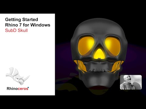 Getting Started Rhino 7 for Windows - Spooky Skull!