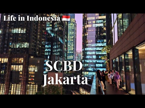  3 Hours in SCBD ,South Jakarta  | City Adventrue & Night Exploring, Shopping , Matcha, Streetfood..