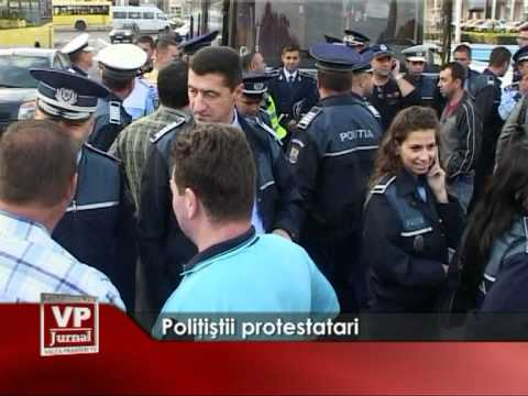 Politistii protestatari
