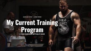 My Current Training Program