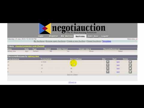 negotiauctions tm demo video