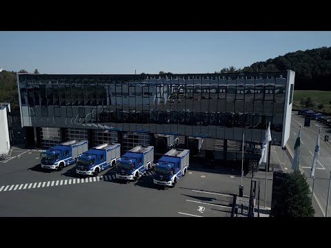 Übergabe des neuen THW Gerätekraftwagens (GKW) bei BINZ in Plauen.