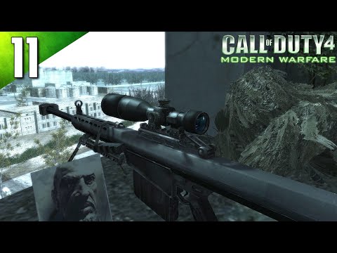 Call of Duty: Modern Warfare 100% (Veteran) Walkthrough Part 11 - One Shot, One Kill (No Commentary)