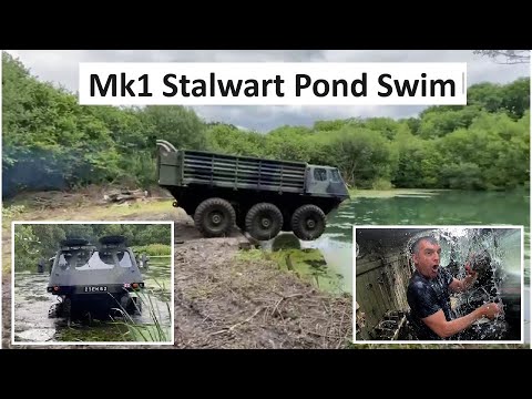 Alvis Stalwart Mk1 Pond Swimming Adventure !