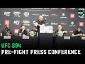 UFC 294 Pre-Fight Press Conference (Full)