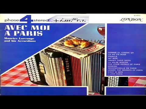 Maurice Larcange & His Accordions   Avec Moi A Paris
