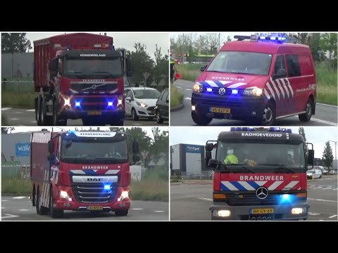 Opnieuw Grote brand bij Autogarage aan de Emrikweg in Haarlem Hulpdiensten massaal ingezet