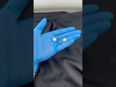 Cercei cu agatatoare perle de cultura