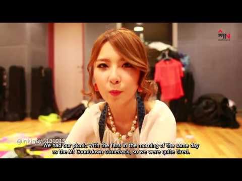 [ENG SUB][131013] Nine Muses - Behind The Scenes Inkigayo (Part2)