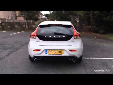 VOLVO V40 D2 R-DESIGN WHITE 2015