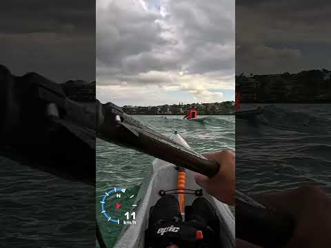 Choppy sea #kayak #newzealand #surfski #choppy