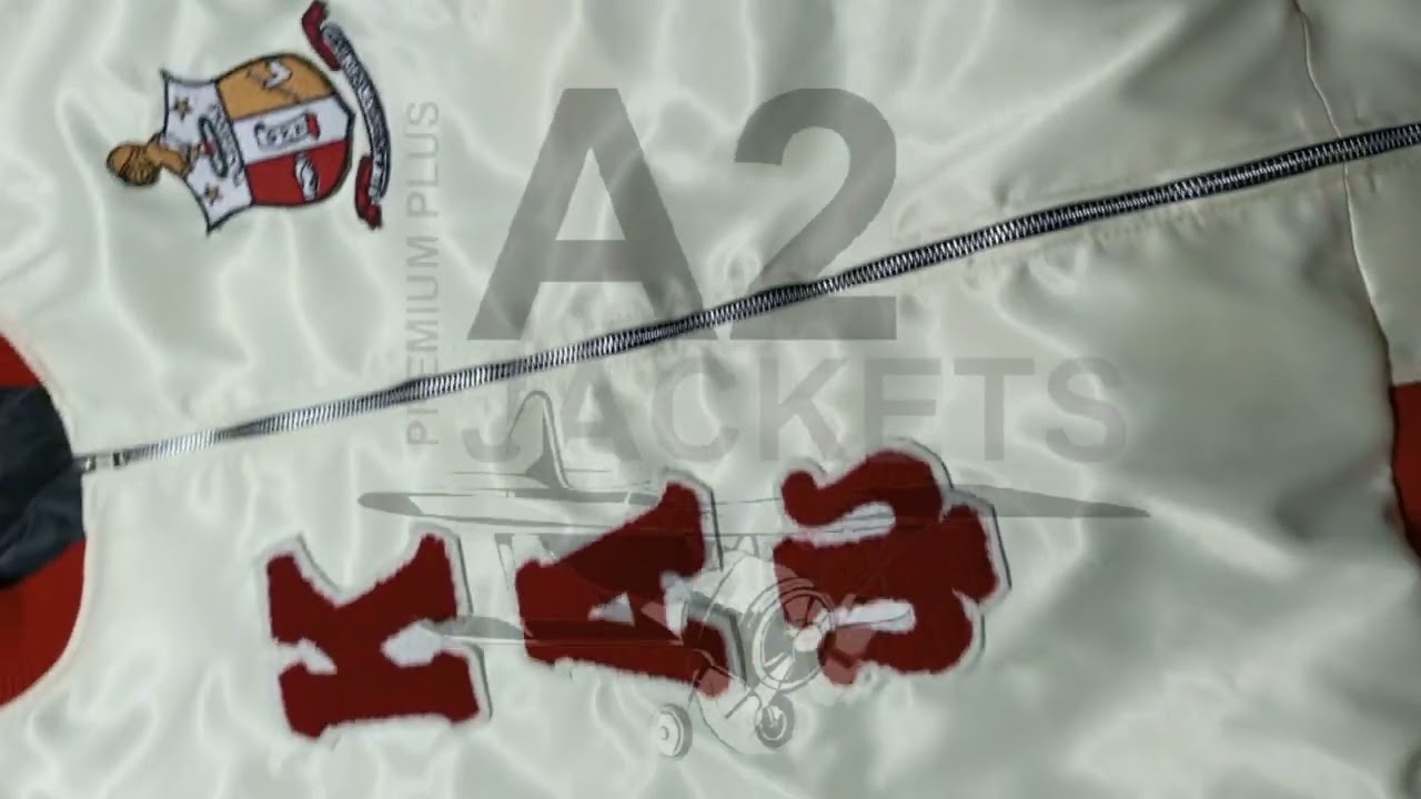 Watch video Kappa Alpha PSI Fraternity Varsity Jacket Now Kappa Alpha PSI Fraternity Varsity Jacket