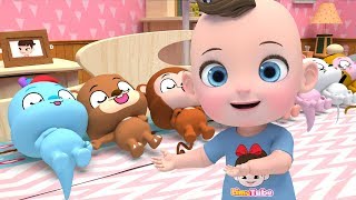 Download lagu Ten in the bed | Nursery Rhymes & Kids Songs Learn Counting And Numbers 1 to 10 ❤︎ Lime And Toys mp3