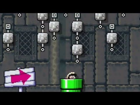 Galloping Tiptoe ~ Expert 100 Mario Challenge - Super Mario Maker - No Commentary 1bl