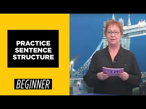 Beginner Level Practice Sentence Structure | English For You
