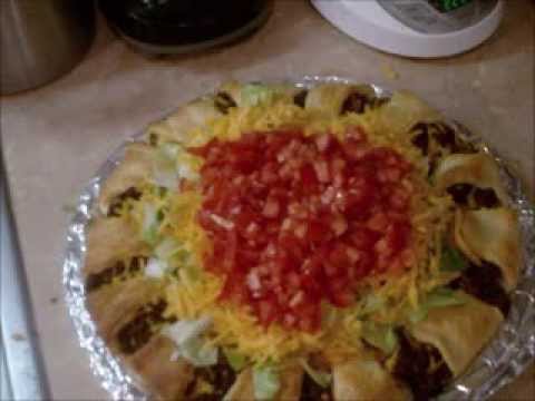 Crescent Roll Taco Bake