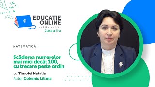 Scaderea numerelor mai mici decat 100 cu trecerea peste ordin