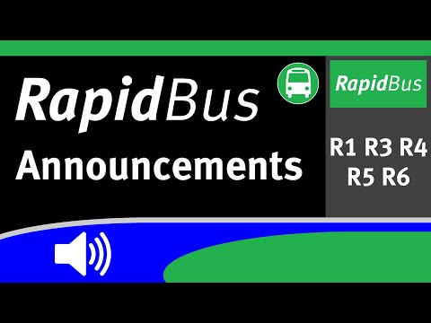 SkyTrain Announcements - RapidBus Announcements [NEW] ft. R6 Scott Road RapidBus