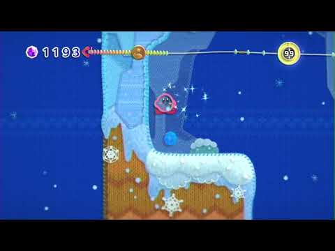 Kirbys Epic Yarn Snowy Fields