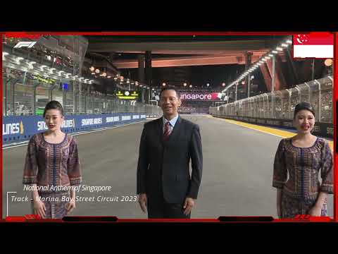 F1 Singapore 2023 - National Anthem of Singapore 2023!