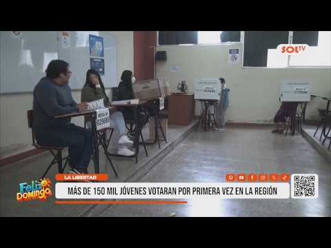 La Libertad: más de 150 mil jóvenes votarán por primera vez en la región
