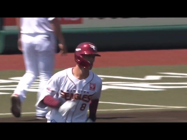 【1回裏】待望の一発!! イーグルス・辰己涼介 ライトスタンドへの今季第1号2ランホームランで先制!! 2025年5月13日 東北楽天ゴールデンイーグルス 対 千葉ロッテマリーンズ